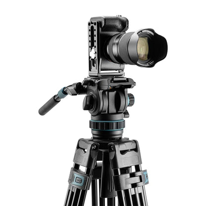 Heavy-Duty Fluid head video tripod DV-5A