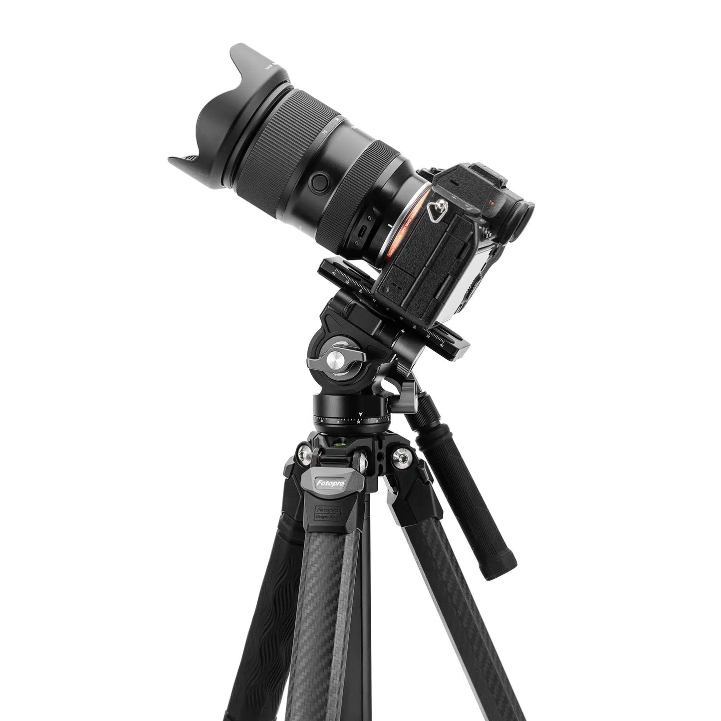Origin Plus Heavy-duty fluid head video tripod
