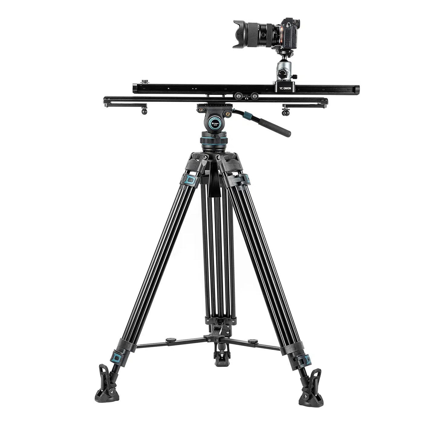 Heavy-Duty Fluid head video tripod DV-5A