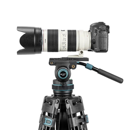 Heavy-Duty Fluid head video tripod DV-5A