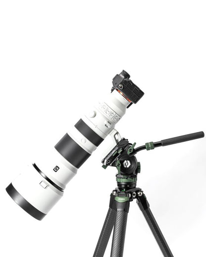Origin O-9+MH-12 | Professional Fluid Head Tripod for Wildlife & Video