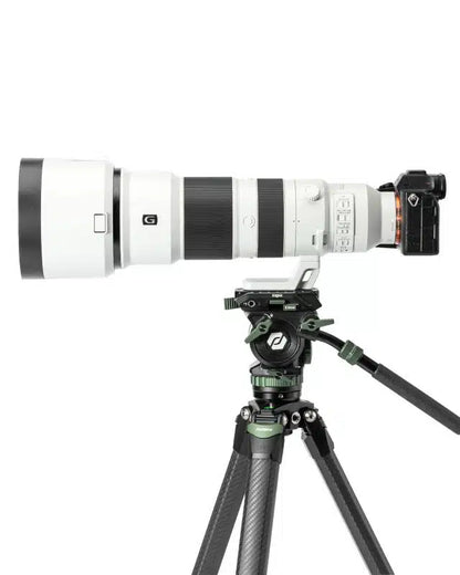 Origin O-9+MH-12 | Professional Fluid Head Tripod for Wildlife & Video