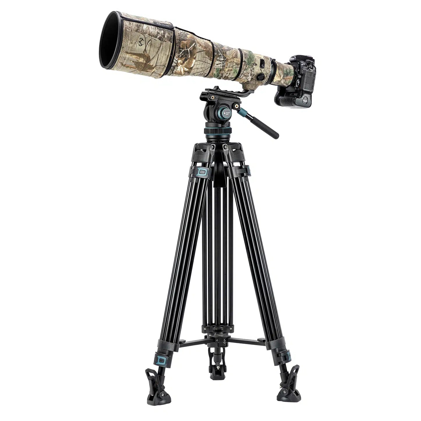 Heavy-Duty Fluid head video tripod DV-5A