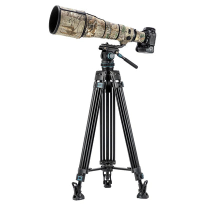 Heavy-Duty Fluid head video tripod DV-5A