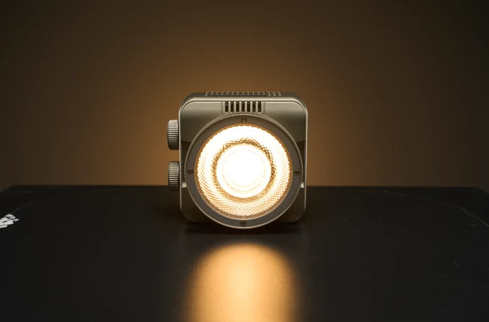 Tolifo PL-40RGB COB LED Video Light – Pocket-Size RGBWW Creator Kit Including Lamp, Lens, Magnetic Barndoor, Dome Diffuser and Hardcase with App Control, Mini Bowens Mount & 20 FX Modes