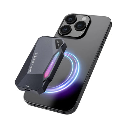 Fanxiang PS2200 Magnetic Portable SSD Up to 2050MB/s High-Speed,with Magnetic Ring,Aluminum Alloy,Touch Control RGB Lighting,Compatible with Smartphone, Tablet, Computer