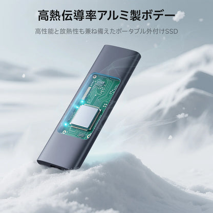 Fanxiang PS1008 1TB External SSD, 1000MB/s USB 3.2 Gen2 Type-C