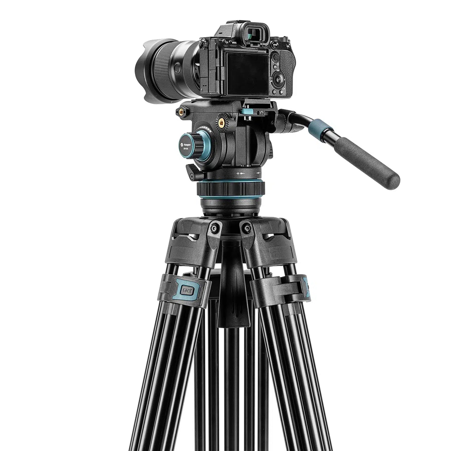 Heavy-Duty Fluid head video tripod DV-5A