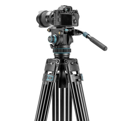 Heavy-Duty Fluid head video tripod DV-5A