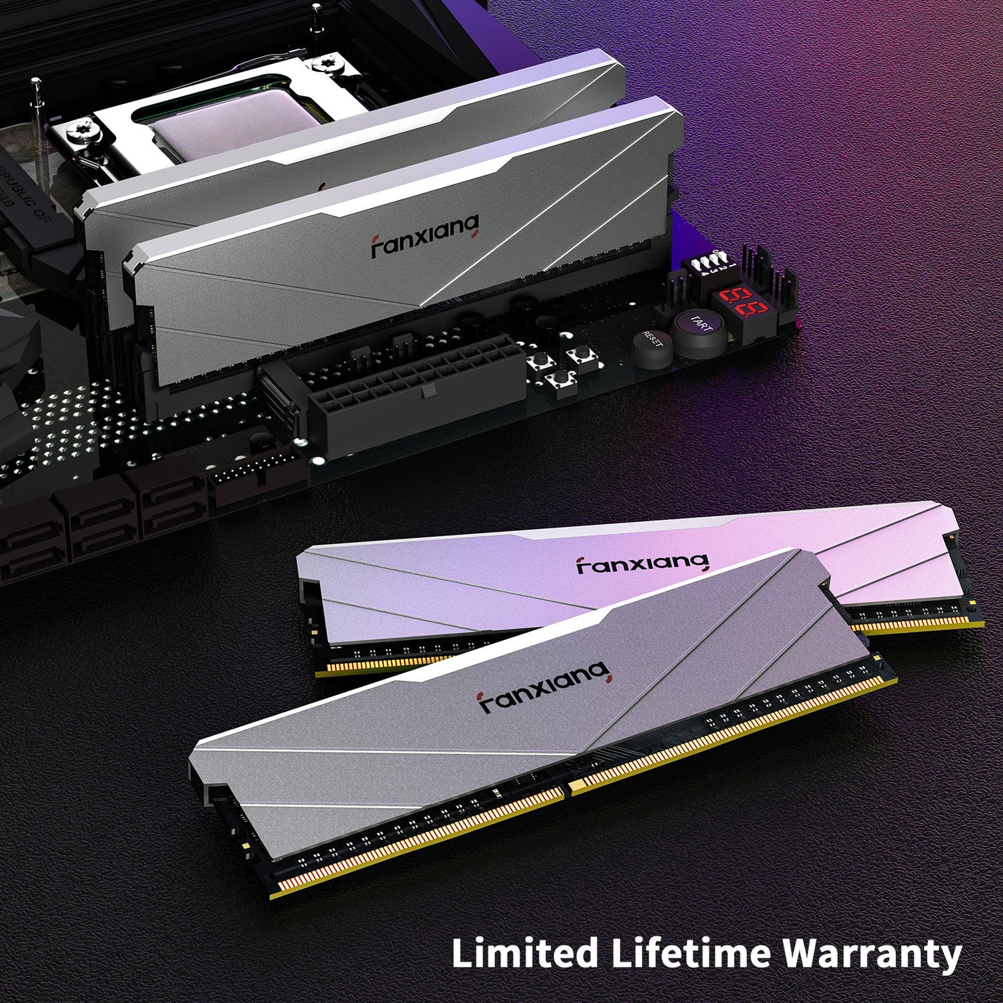 Fanxiang 16GB DDR4 3200MT/s Desktop RAM Kit XMP 2.0 Memory for Intel & AMD