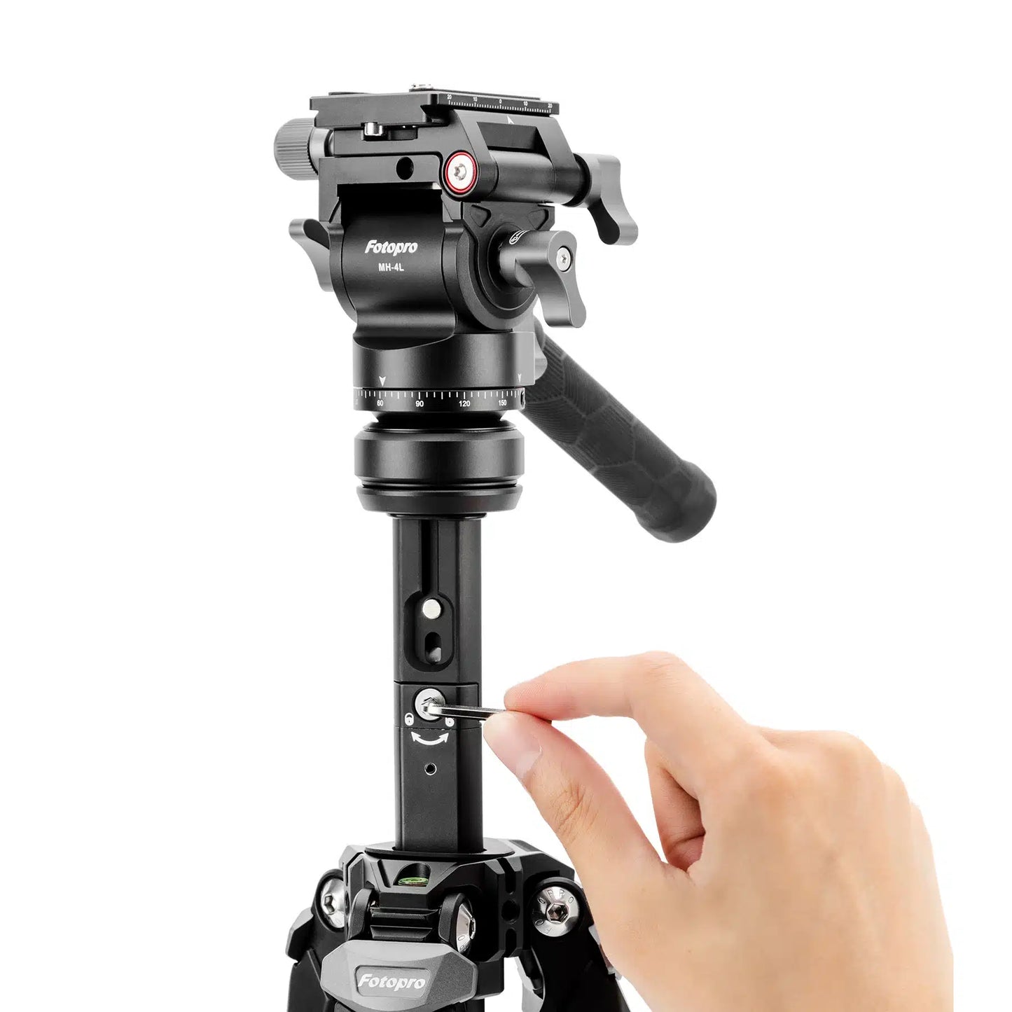 Origin Heavy-duty fluid head video tripod