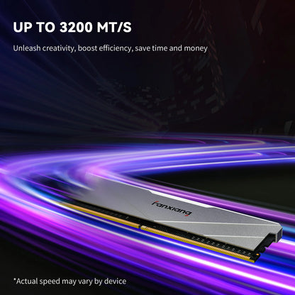 Fanxiang 16GB DDR4 3200MT/s Desktop RAM Kit XMP 2.0 Memory for Intel & AMD