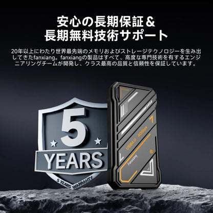 FanXiang PS3000 External SSD 1TB, Up to 3800MB/s USB 4.0, External Solid State Drive, Portable SSD Type-C External Hard Drive for iPhone 15/Pro/PC/Laptops/Professionals/Gaming
