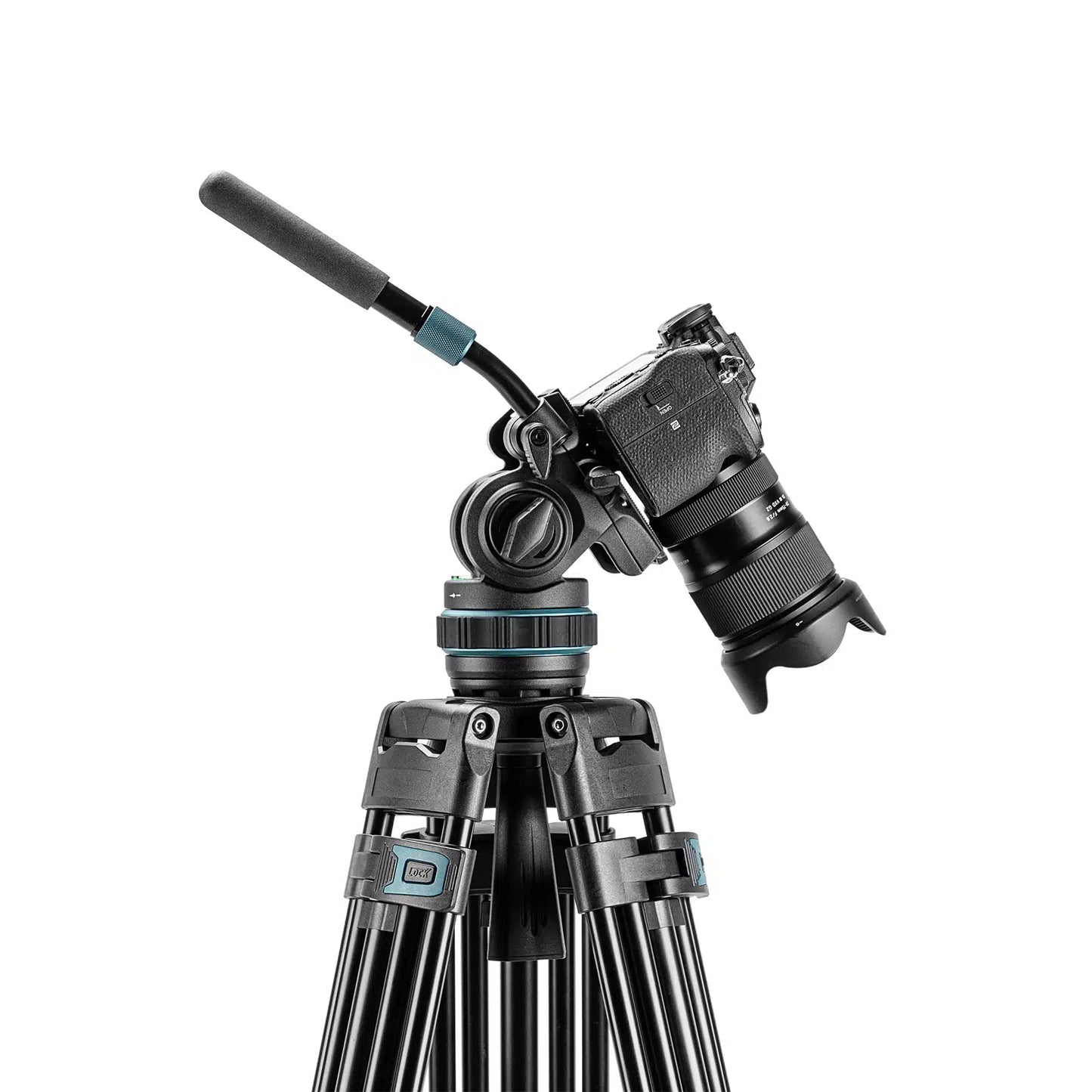 Heavy-Duty Fluid head video tripod DV-5A