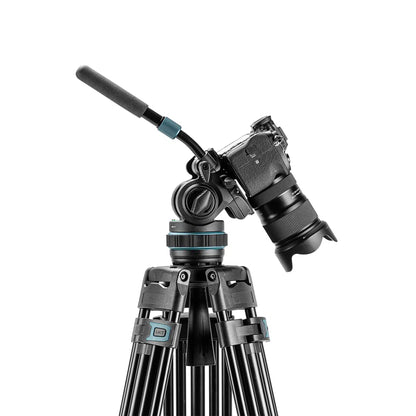 Heavy-Duty Fluid head video tripod DV-5A