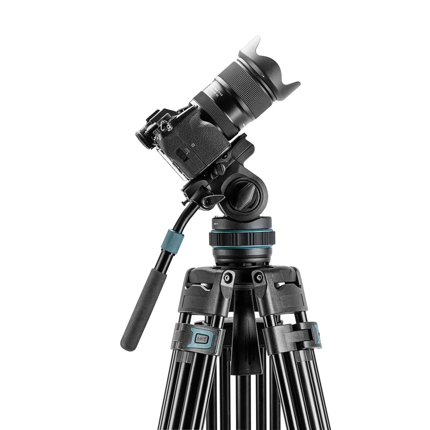 Heavy-Duty Fluid head video tripod DV-5A