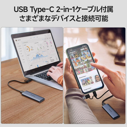 Fanxiang PS1008 1TB External SSD, 1000MB/s USB 3.2 Gen2 Type-C