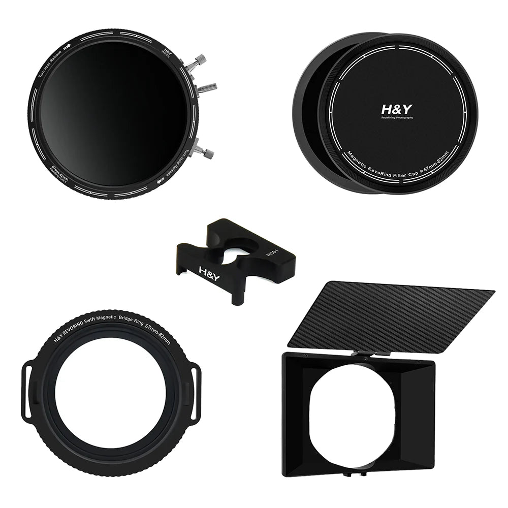 H&Y RevoRing Mark II Variable ND + CPL Filter Filmmaker's Kit