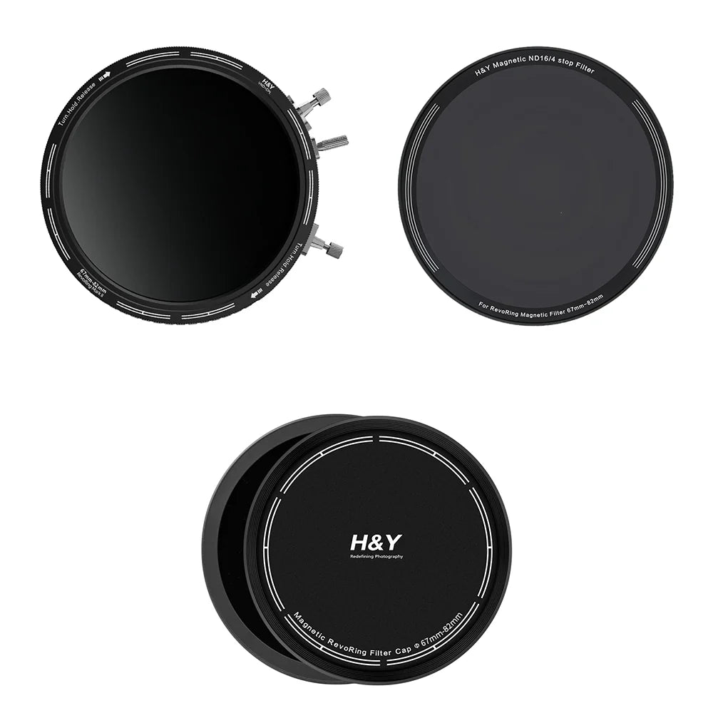 H&Y RevoRing Mark II Variable ND + CPL Filter Long Exposure ND16 Kit