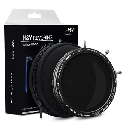H&Y RevoRing Mark II Variable ND + CPL Filter Cinematic Black Mist Kit 1/4
