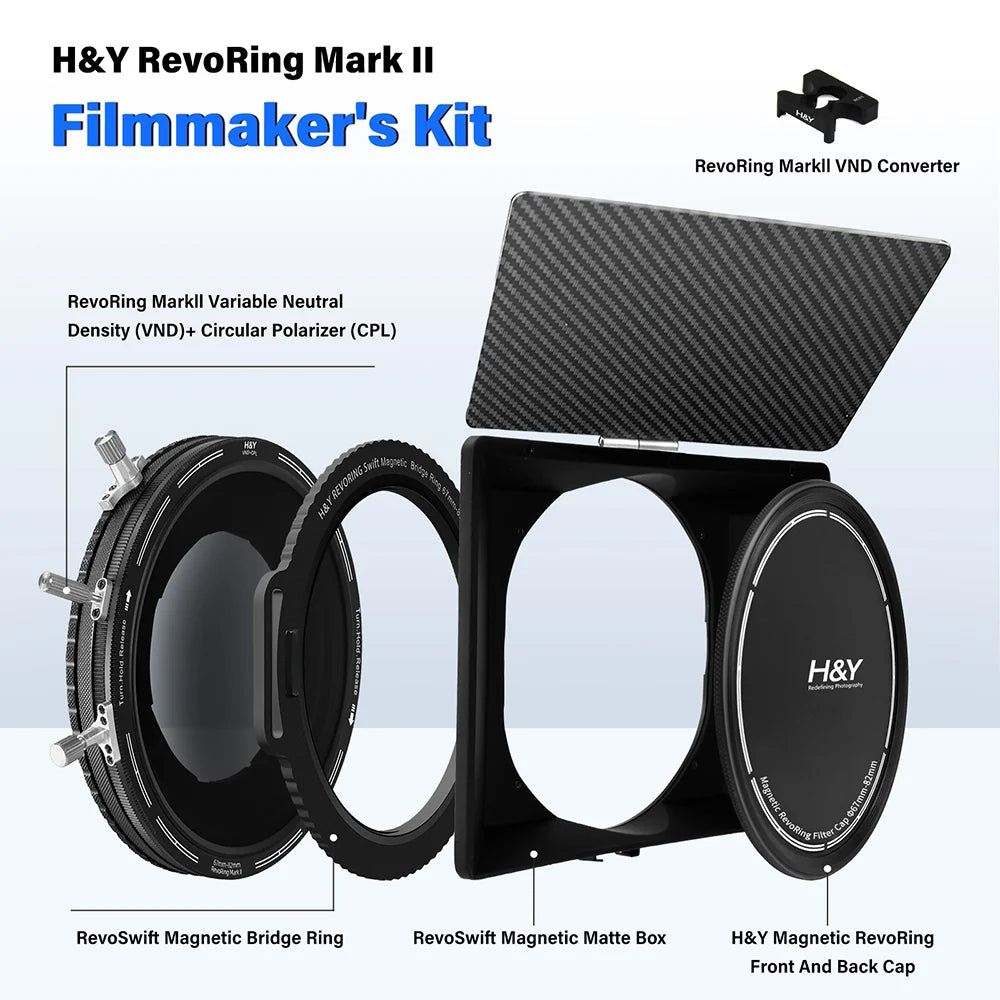 RevoRing Mark II Pro Filmmaker’s Kit – Create Cinematic Looks with Ease Advanced Kit