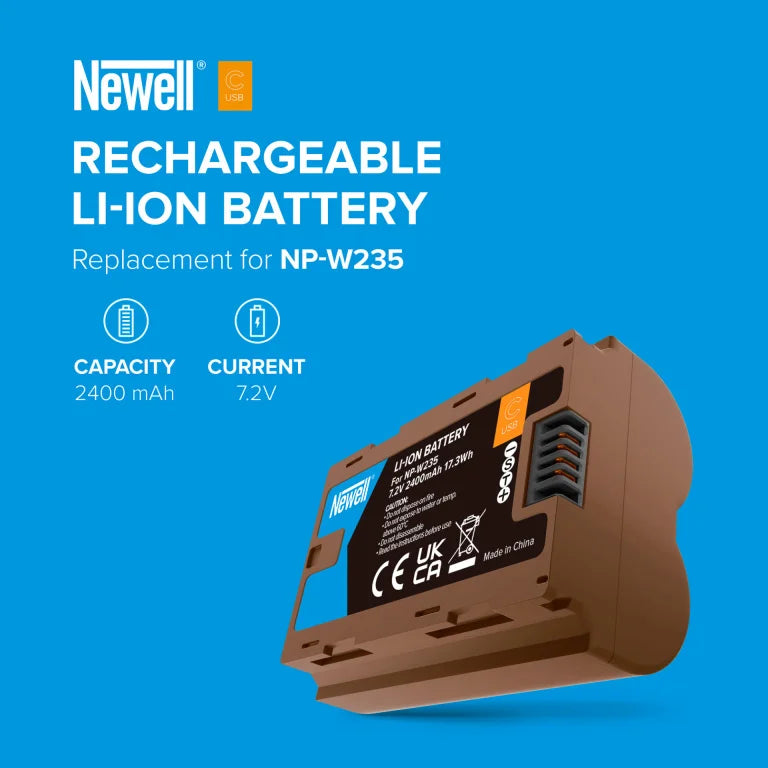 Newell NP-W235 USB-C Battery for Fujifilm